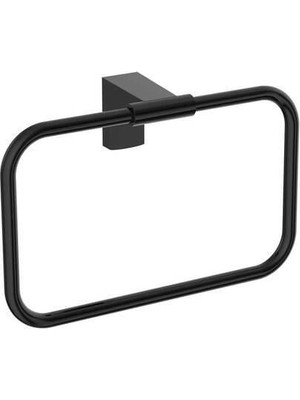 Maxiflow F1 Serisi Paslanmaz Mat Siyah Kare Daire Havluluk