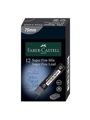 Faber-Castell Süper Fine T.black Min 2b 0.7mm 75MM ( 12'li Paket ) Yeni