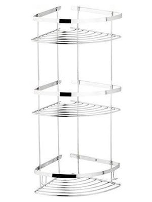 Tema 3 Raflı Paslanmaz Şampuanlık 18X18