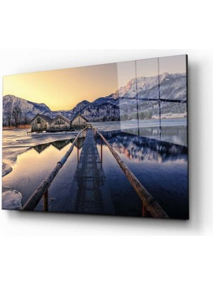 idealizbiz Doğa Temperli Cam Tablo