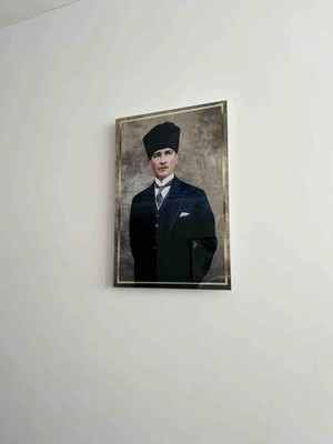 idealizbiz Atatürk Cam Tablo 34