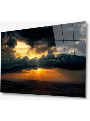 idealizbiz Doğa Cam Tablo 4mm Dayanıklı Temperli Cam