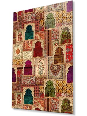 idealizbiz Islami Motif Cam Tablo 4mm Dayanıklı Temperli Cam
