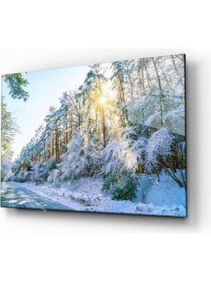 idealizbiz Doğa Manzara Cam Tablo 4mm Dayanıklı Temperli Cam