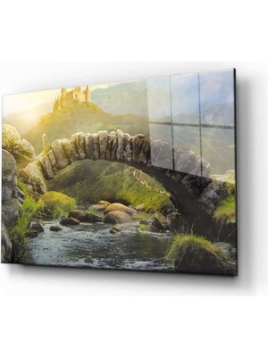 idealizbiz Doğa Temperli Cam Tablo