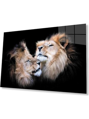 idealizbiz Aslan Cam Tablo 4mm Dayanıklı Temperli Cam