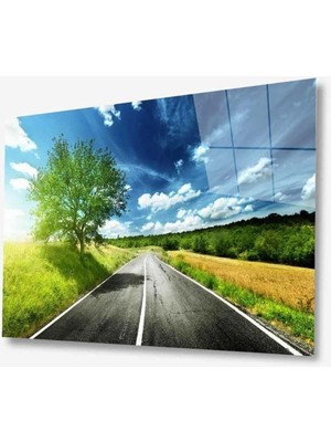 idealizbiz Doğa Cam Tablo 4mm Dayanıklı Temperli Cam