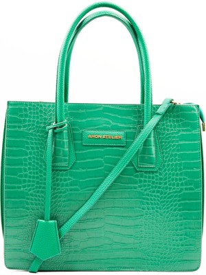 Aron Atelier Natalia Croko Detaylı Kadın Omuz Çantası ve Çapraz Çanta