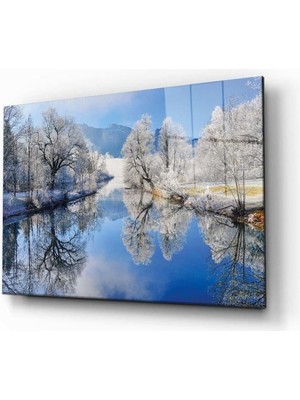 idealizbiz Doğa Temperli Cam Tablo