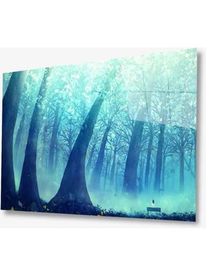 idealizbiz Manzara Cam Tablo 4mm Dayanıklı Temperli Cam