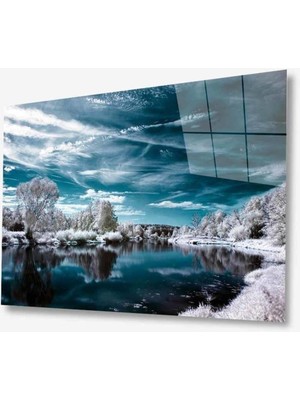 idealizbiz Doğa Cam Tablo 4mm Dayanıklı Temperli Cam