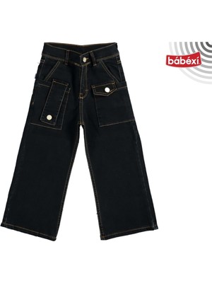Başak Çocuk Giyim 370224 Kot Pantolon 5y,6y,7y,8y - Siyah - 5-6 Yaş