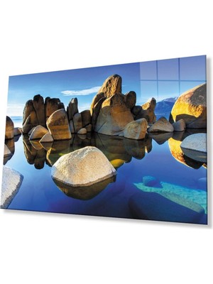 idealizbiz Doğa Cam Tablo 4mm Dayanıklı Temperli Cam