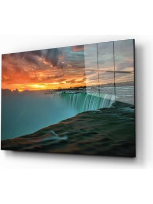 idealizbiz Doğa Temperli Cam Tablo