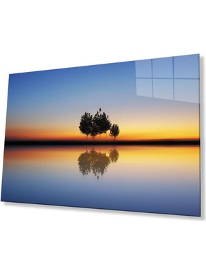 idealizbiz Doğa Cam Tablo 4mm Dayanıklı Temperli Cam