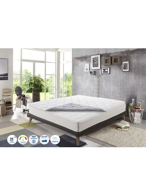 Queen Bee Vinola New Ultra Ortopedik Torba Yaylı Çıkarılabilir Fermuarli Üst Pedli Rollpack Yatak