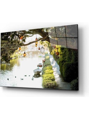 idealizbiz Doğa Cam Tablo 4mm Dayanıklı Temperli Cam