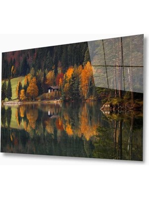 idealizbiz Doğa Cam Tablo 4mm Dayanıklı Temperli Cam