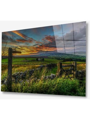 idealizbiz Doğa Cam Tablo 4mm Dayanıklı Temperli Cam