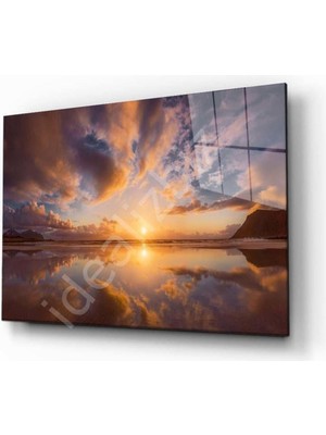 idealizbiz Doğa Cam Tablo 4mm Dayanıklı Temperli Cam