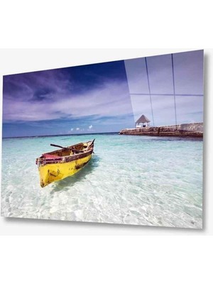 idealizbiz Sualtı Cam Tablo 4mm Dayanıklı Temperli Cam