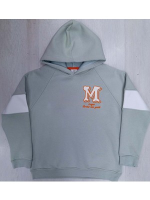 Başak Çocuk Giyim 443346 Kapşonlu Sweat 11/14 Yaş - Gri - 13-14 Yaş