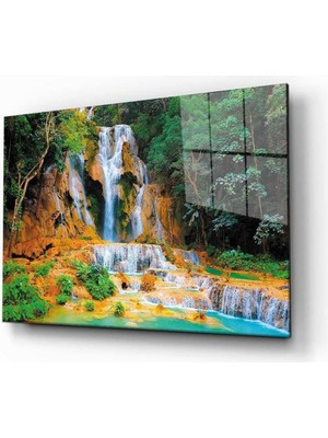 idealizbiz Doğa Temperli Cam Tablo