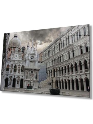 idealizbiz Kilise Cam Tablo 4mm Dayanıklı Temperli Cam, Church Glass Wall Decor