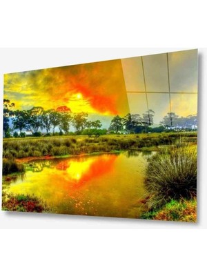 idealizbiz Doğa Cam Tablo 4mm Dayanıklı Temperli Cam