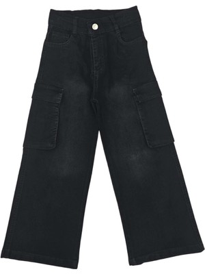 Başak Çocuk Giyim 432033 Kız Kot Pantolon 13/16 Yaş - Siyah - 13-14 Yaş