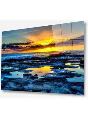 idealizbiz Doğa Cam Tablo 4mm Dayanıklı Temperli Cam