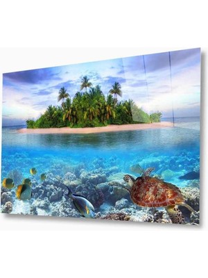 idealizbiz Doğa Cam Tablo 4mm Dayanıklı Temperli Cam