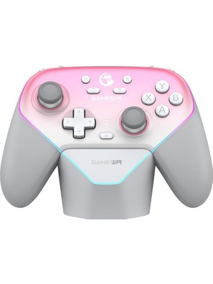 Storemax Super Gaming Controller For Pc/switch/ios/, Hall Effect Stick & Trigger, Rubberized Grips, Rgb Lighting, Swappable Abxy, Detachable Faceplate, 1000MAH With Charging