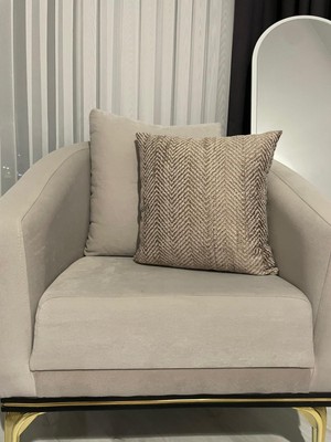 Premıum Seri Çift Taraflı Kanzi Desen Kırlent Kılıfı