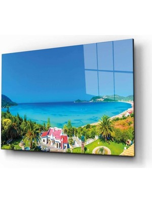 idealizbiz Doğa Temperli Cam Tablo