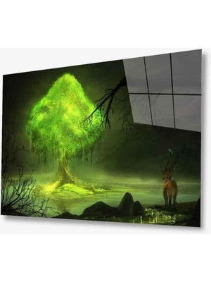 idealizbiz Manzara Cam Tablo 4mm Dayanıklı Temperli Cam