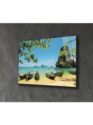 idealizbiz Doğa Temperli Cam Tablo