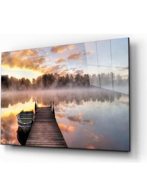 idealizbiz Doğa Temperli Cam Tablo