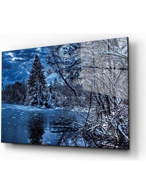 idealizbiz Doğa Temperli Cam Tablo