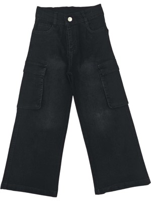 Başak Çocuk Giyim 432030 Kız Kot Pantolon 9/12 Yaş - Siyah - 11-12 Yaş