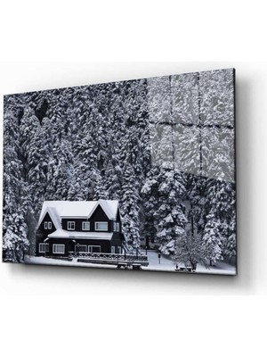 idealizbiz Doğa Temperli Cam Tablo