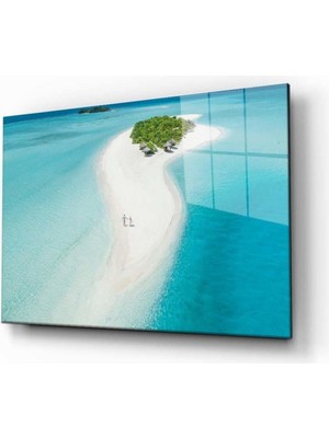 idealizbiz Doğa Temperli Cam Tablo