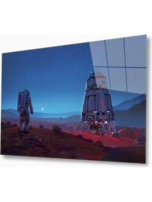 idealizbiz Doğa Cam Tablo 4mm Dayanıklı Temperli Cam