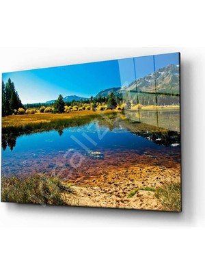 idealizbiz Doğa Cam Tablo 4mm Dayanıklı Temperli Cam