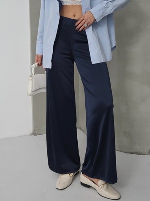 Paw Garage Kadın Evo Parlak Palazzo Pantolon