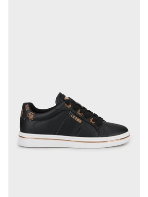 Guess Stew 4g Logo Detaylı Sneaker Ayakkabı FLPSTWELE12 Bayan Ayakkabı Flpstw ELE12 Black