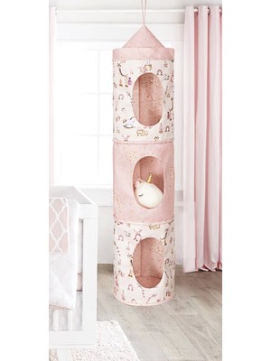 Baby 3 Gözlü Kullanışlı Düzenleyici Çok Amaçlı Organizer Kutu (Pembe) ( Lisinya )