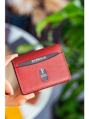 Garbalia Nahita Hakiki Deri Slim Kartlık Cüzdan