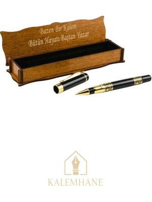 Kalemhane Kişiye Özel Roller Kalem , Kalem Mavi Renk Yazmaktadır