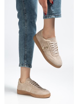 Bahrina Kadın Kelebek Yıldız Tokalı Günlük Sneaker